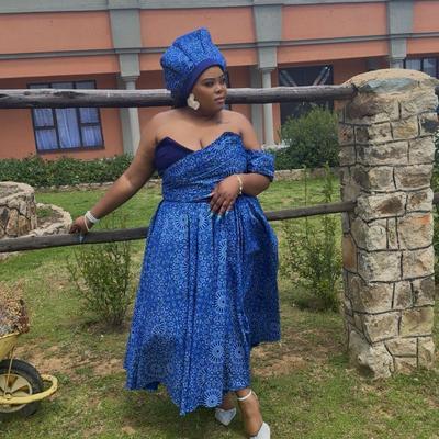 Blue shweshwe